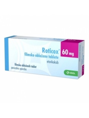 Roticox 60mg. 14 tablets